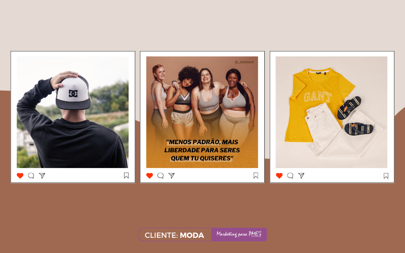 Posts numa Rede de uma Loja de Roupas